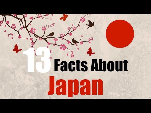 13 facts about Japan