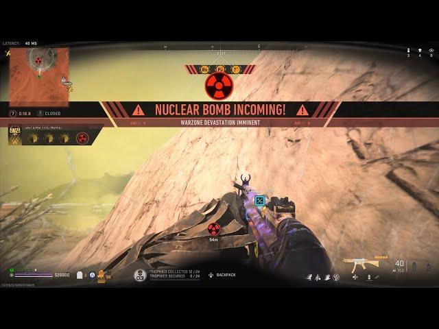 SOLO NUKE in Warzone 2.0!! (Raw clip)