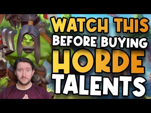 The BEST TALENTS for ALL HORDE UNITS | Warcraft Rumble Best Mini Talents