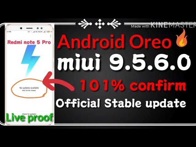 Miui 9.5.6.0 update | Redmi note 5 Pro miui 9.5.6 update | Redmi note 5 Pro android Oreo update