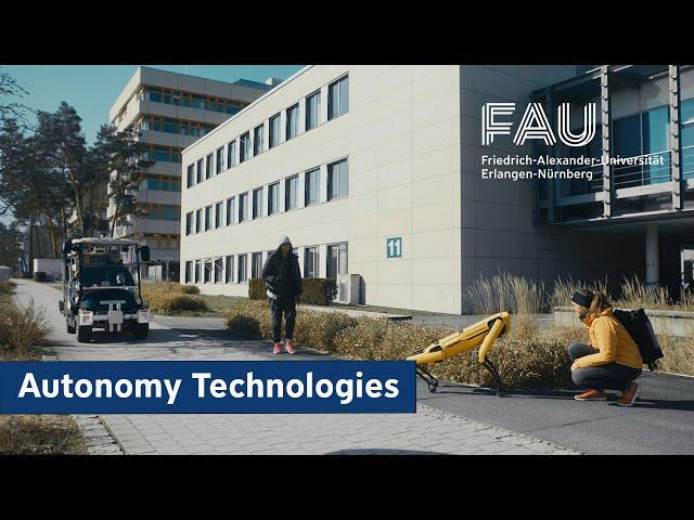 Der FAU-Studiengang Autonomy Technologies [FAU Programme]