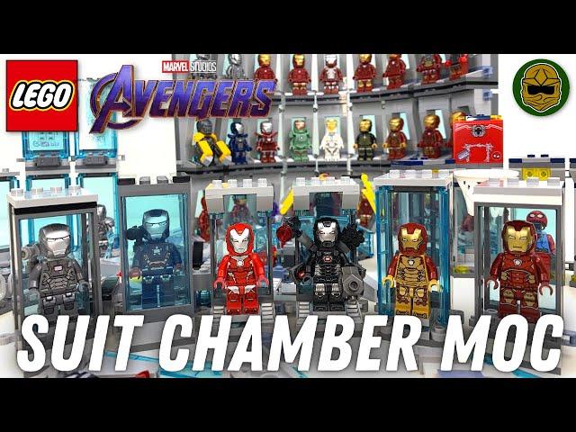 LEGO Iron Man Hall of Armor Update #4: Suit Chamber MOC Design!