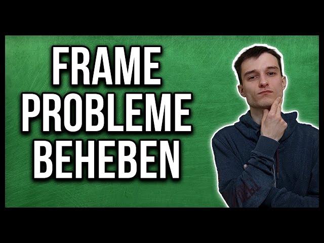 Streamlabs OBS ausgelassene übersprungene und verzögerte Frames