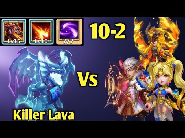 Lavanica Vs Top 13 | 10/10 Feiry Comet | Killer Lava | Fully Maxed | Castle Clash