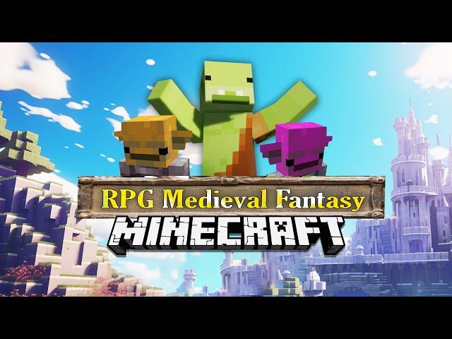 Minecraft Players Simulate a Medieval Fantasy MMO | Bad at the Game Edition