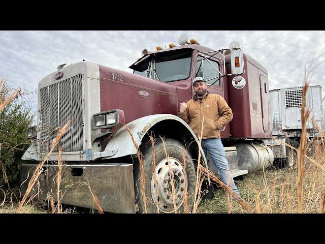 Super RARE Peterbilt 359 sitting on a Farm...