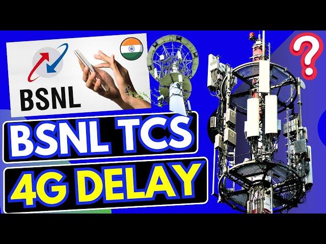 BSNL TCS 4G Launch No Delay | BSNL TCS 4G Tower Installation | BSNL 4G 40000 Towers Installed