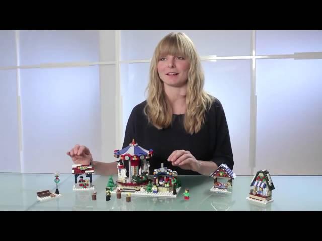 Winter Village Market - LEGO Creator Expert - Designer Video 10235