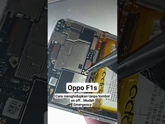 cara menghidupkan oppo F1s tanpa tombol on off.. mudah