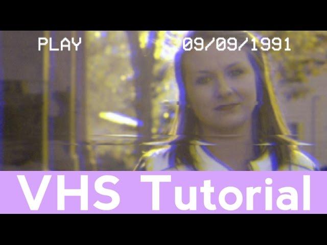 How To Make A VHS Look Effect No Plugin | Easy After Effects Tutorial