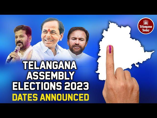 Telangana Assembly Elections 2023: Dates Announced By Election Commission Of India | #Telangana