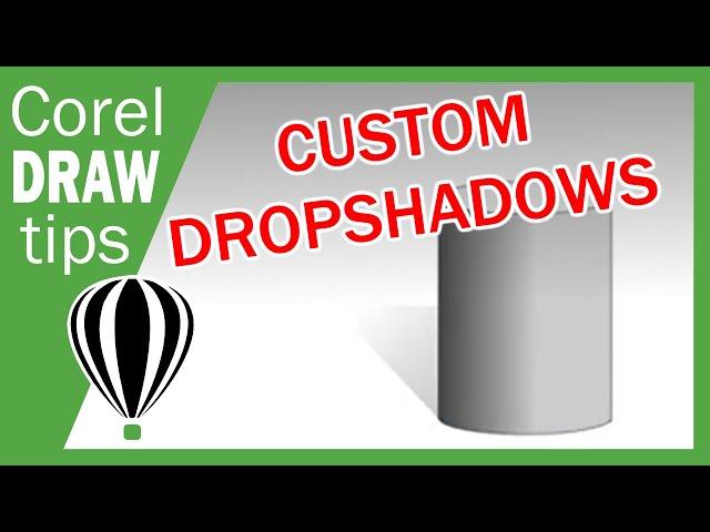 #shorts Creating custom shadows in CorelDraw