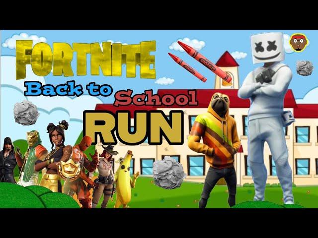 FortNite Back to School RUN | FortNite Run and Freeze | FortNite Brain Break | PhonicsMan Fitness