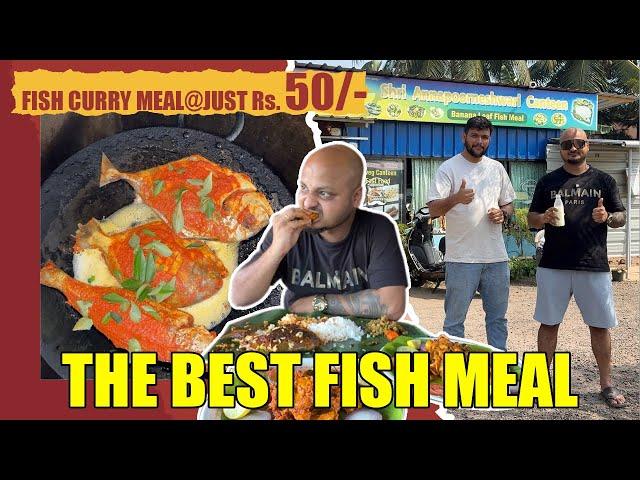 Unlimited Fish Curry Meal just for Rs 50/-   | Hotel Annapoorneshwari Near Udyavara Bridge