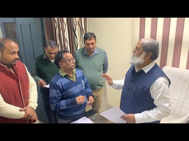 Anil Vij makes surprise visit to KMC office, suspends 4 officials for alleged dereliction of duty