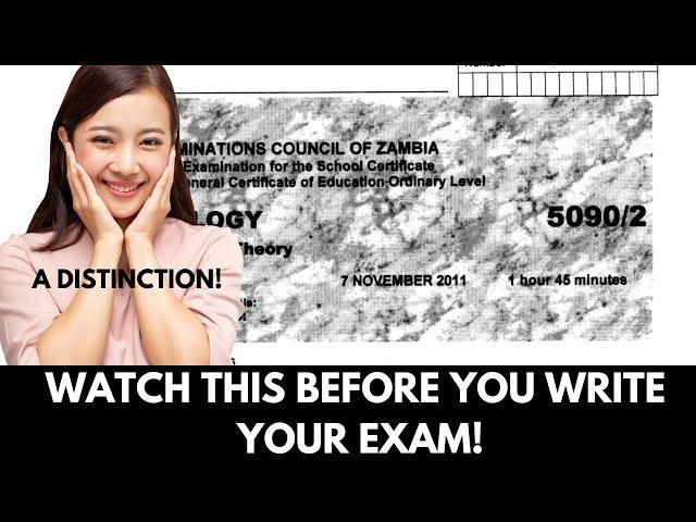 How to get A distinction in any exam!