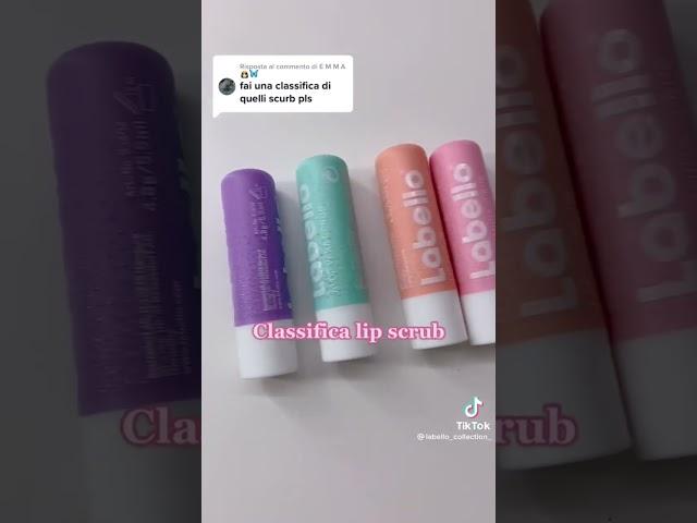 Classifica Lip Scrub🩵🩷 #tiktokviral #labello #trend #scrub