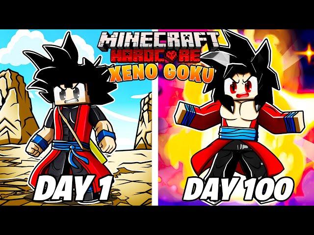 I Played Minecraft Dragon Block C As XENO-GOKU For 100 DAYS… This Is What Happened