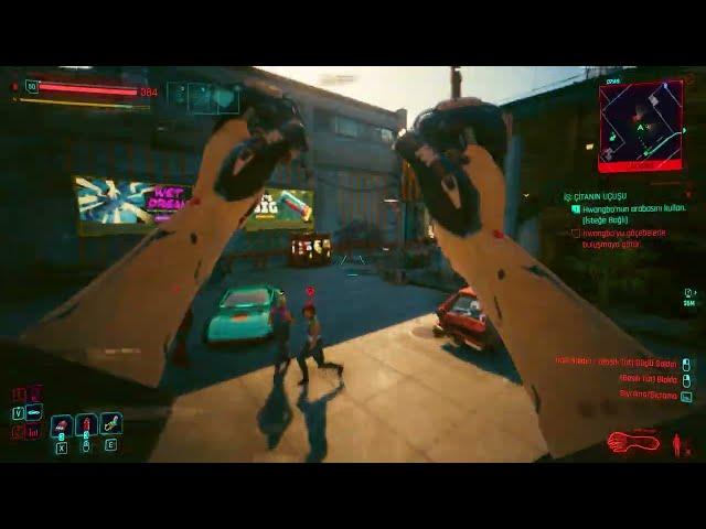 Cyberpunk 2077  Gorilla arms Brutal Gameplay