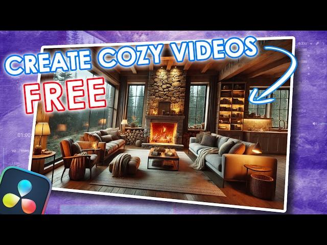 How to Create Cozy Ambience videos for FREE | Step-by-step Guide