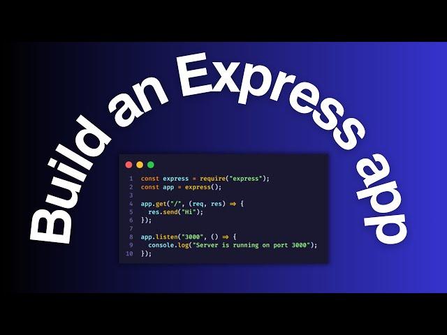 Build an Express server - DevHub