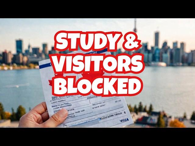 Breaking News:  Canada SHUTS DOWN Study and Visitor Visa Programs Suddenly?