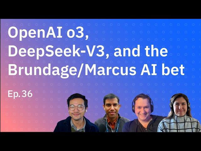 OpenAI o3, DeepSeek-V3, and the Brundage/Marcus AI bet