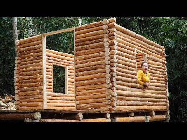 Build a wooden house (CABIN), complete the cabin frame