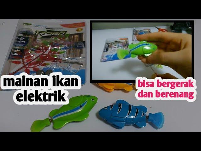 Unboxing robot ikan elektrik palsu