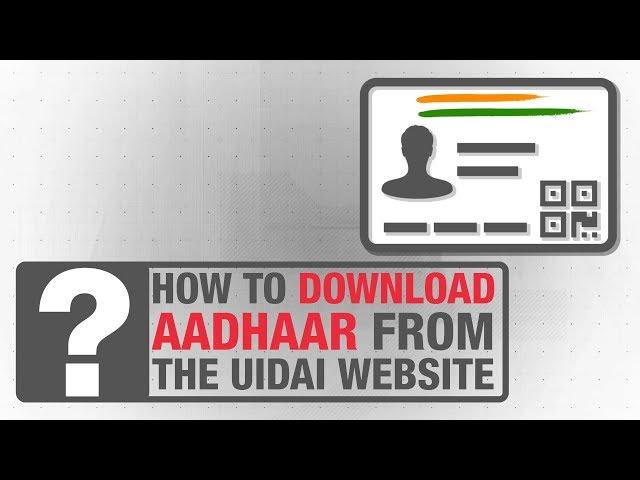 How to download Aadhaar from the UIDAI website