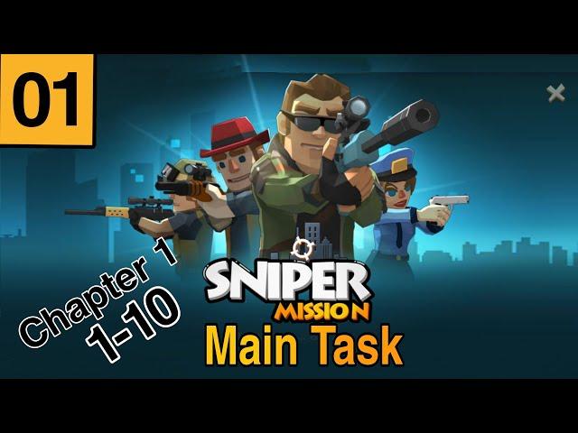 Sniper Mission- Chapter 1 Main Task 1-10 | Sniper mission gameplay walkthrough | Invincible Sigog