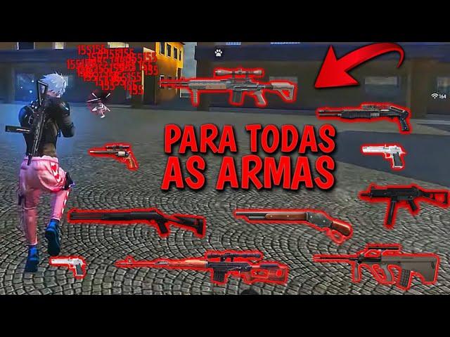 PARA TODAS AS ARMAS ️ APÓS ATUALIZAÇÃO  a MELHOR SENSIBILIDADE para SUBIR CAPA no FREE FIRE