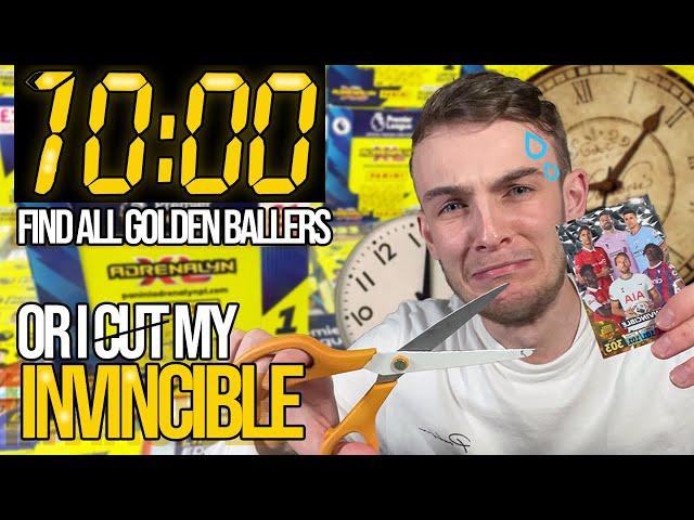 COMPLETING GOLDEN BALLER SET in 10 minutes?! - Panini Adrenalyn XL 2023