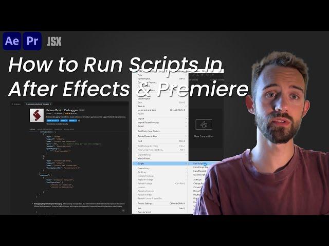 How to Run Scripts In After Effects & Premiere