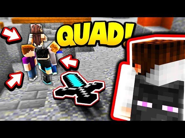 THROWING KNIFE QUAD KILL! (Minecraft Murder Mystery)