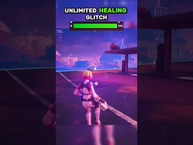 THE UNLIMITED HEALING GLITCH STILL WORKS  #fortnite #gaming #shorts