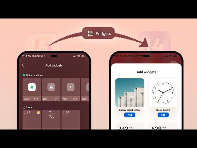 Get MiUi 14 Widget Panel On Any MiUi Device 