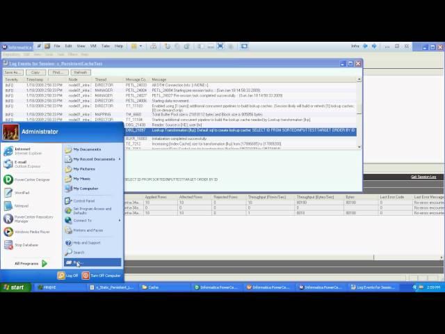 Informatica : Static Lookup Persistent Cache Files