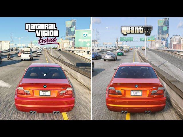 [OUTDATED] GTA V: QuantV vs NaturalVision Evolved - 2022 4K Graphics Mods Comparison