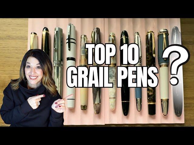 Top 10 Grail fountain pens & one I never thought I'd own! Montblanc, Taccia, Sailor, Leonardo