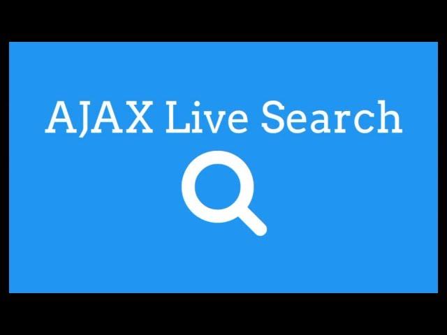 AJAX Live Search PHP, MySQL - TheMindSpeaks