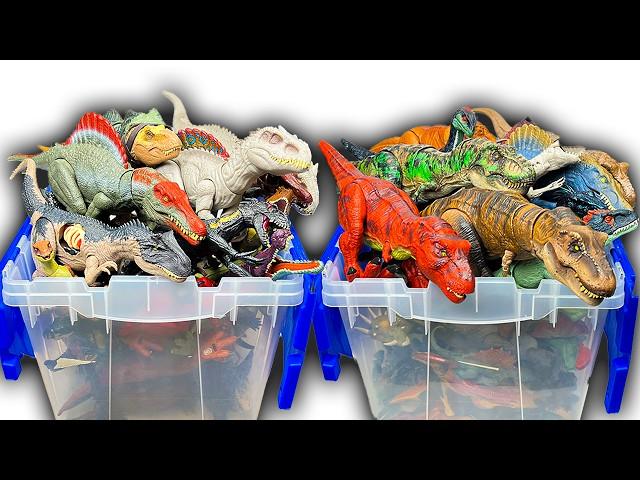 AMAZING Haul of 100+ MASSIVE Jurassic Dinosaur Figures | Carnotaurus, Indoraptor, T-Rex & More!