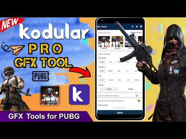 PUBG GFX TOOL KODULAR | kodular new app app gfx tool for pubg | kodular new aia file fre kodular app