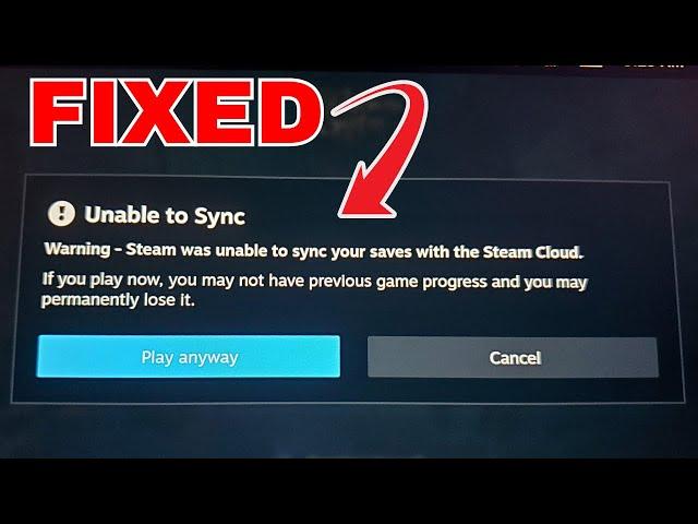 How to Fix Steam Cloud Sync Error