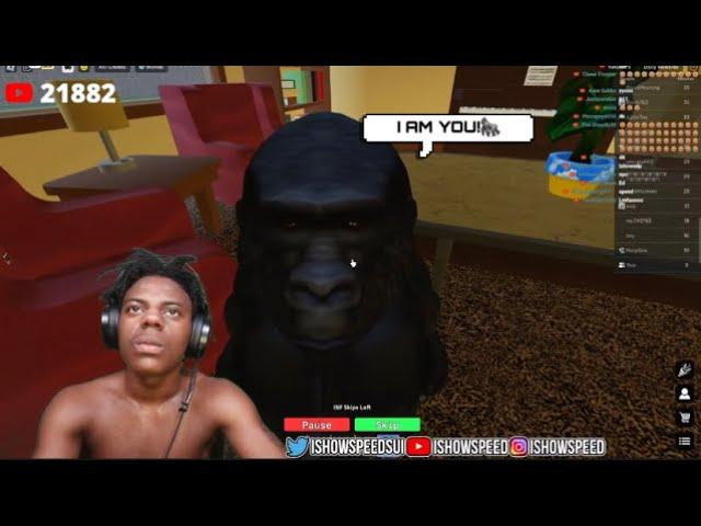 Ishowspeed meets a MONKEY on Roblox 