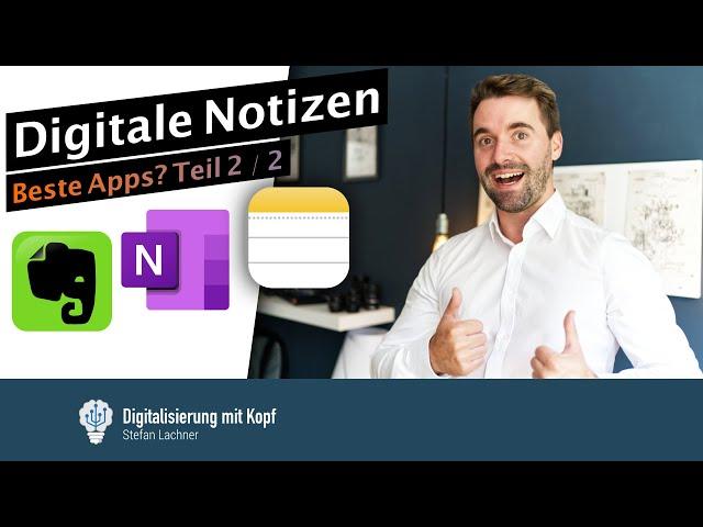 Notizen von unterwegs: Die besten Notizen-Apps im Vergleich (Teil 2): Apple Notes, Evernote, OneNote