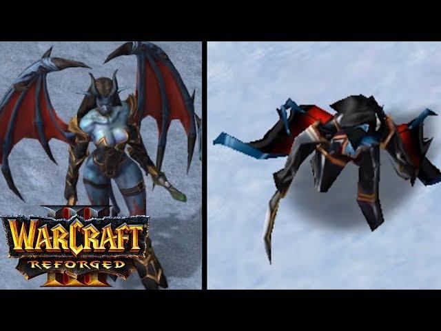 Warcraft 3 Reforged Demon Units Old vs New COMPARISON REACTION VIDEO
