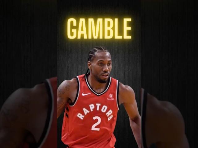 Kawhi to Toronto was the greatest gamble of all time #kawhileonard #kawhi #torontoraptors