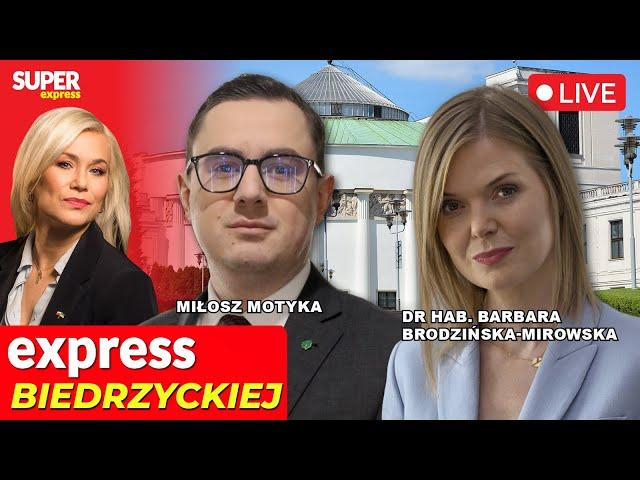 EXPRESS BIEDRZYCKIEJ | MIŁOSZ MOTYKA, DR HAB. BARBARA BRODZIŃSKA-MIROWSKA [NA ŻYWO]