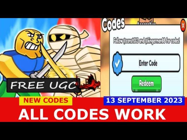 *ALL CODES* [FREE UGC] Ninja Fighting Simulator ROBLOX | NEW CODES | 09/13/2023